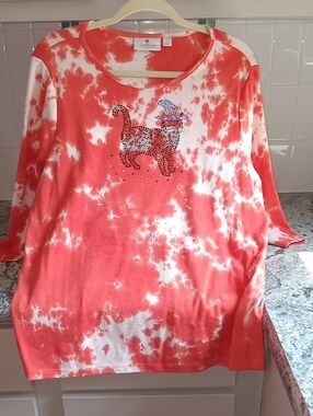 Quacker Factory Halloween Shirt Like New